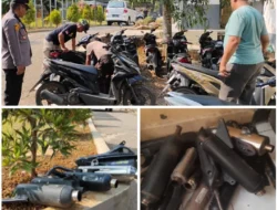 Ciptakan Kenyamanan, Polsek Bungbulang Tertibkan 15 Knalpot Tidak Sesuai Spesifikasi : Mitra Sindikasi