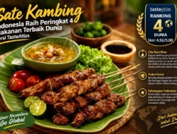 Sate Kambing Indonesia Peringkat 4 Makanan Terbaik Dunia : Mitra Sindikasi