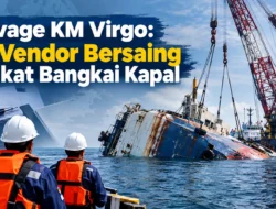 Salvage KM Virgo: Dua Vendor Bersaing Angkat Bangkai Kapal : Mitra Sindikasi